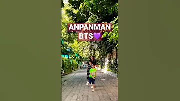 Anpanman | BTS (방탄소년단) | @YouTube #bts #army #shorts| Sibling Duo | Afin Subu and Fia Subu