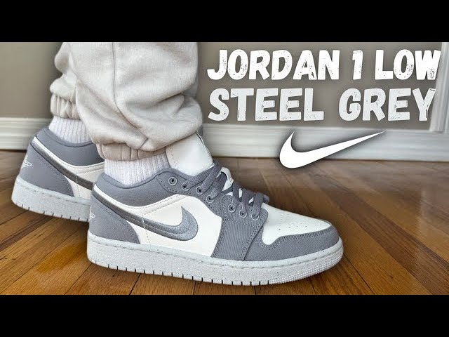 Nike Air Jordan 1 Mid SE Air Jordan 1 Mid Se Sail/Black-Lt Steel Grey