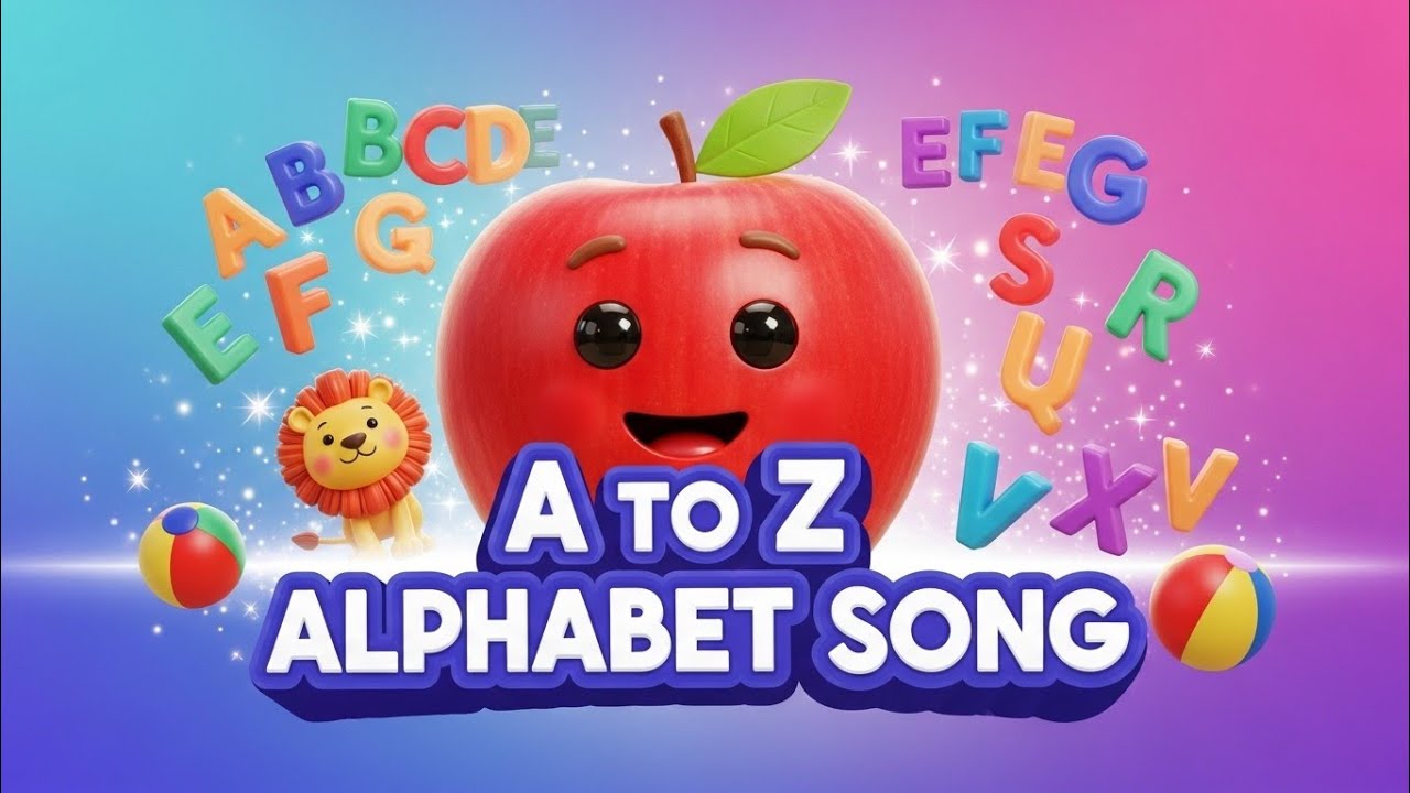 A to Z Alphabet Song for Kids | ABCD Learning Video | Fun & Easy Nursery Rhymes