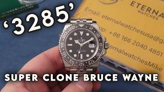 SUPER CLONE GMT Master II 126710 40mm Bruce Wayne 3285