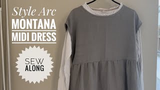 Style Arc Montana MIDI Dress :: An Easy Way to Stitch a Simple Dress :: It’s a Quick Project!