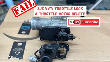 2jzthrottle lock and throttle motor delete mod FAIL