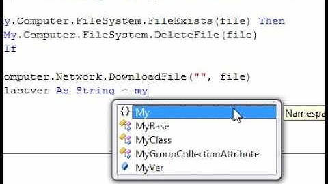 Visual Basic 2008 Tutorial - Automatic Program Update