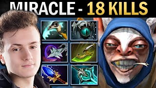 Meepo Dota Gameplay Miracle with 18 Kills and Disperser