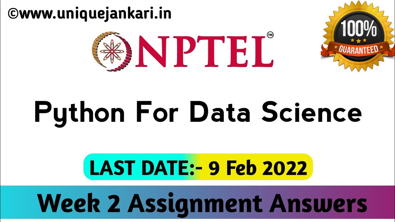 nptel python assignment answers week 2