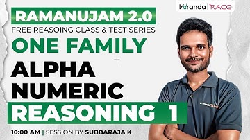 TARGET GROUP 2,2A MAINS REASONING | ALPHA NUMERIC - 1 | SUBBARAJA