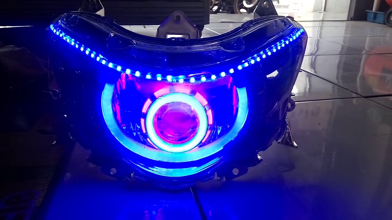 Headlamp mio soul gt projector vinyx hi lo YouTube