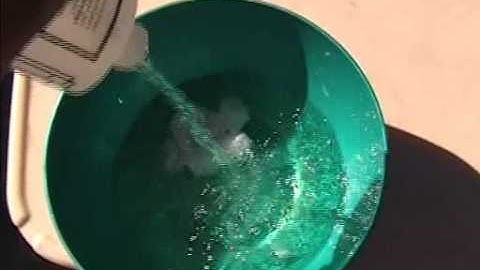 Vanishing Styrofoam Video