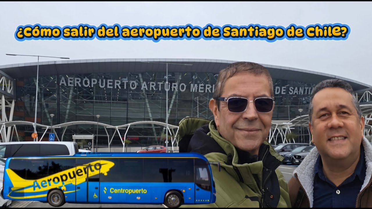 La mejor forma de salir del aeropuerto de Santiago de Chile 🇨🇱 Melhor maneira de sair do aeroporto