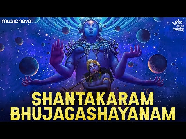 शान्ताकारं भुजगशयनं Shantakaram Bhujagashayanam Full with Lyrics | Lord Vishnu Songs | Bhakti Song class=