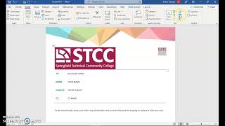 Word Module A STCC Template Memo