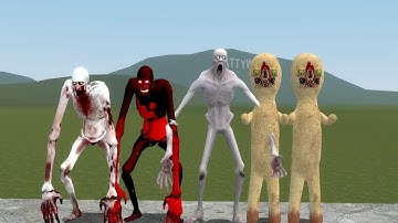 SCP-096 VS OLD SCP-173:CB!! Garrys Mod Sandbox