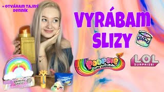 Vyrábam slizy // prišiel mi balík hračiek😍