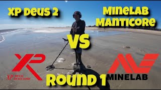 XP Deus 2 vs the Minelab Manticore  Round 1 Kerry and Savannah Harps #metaldetecting #xpdeus