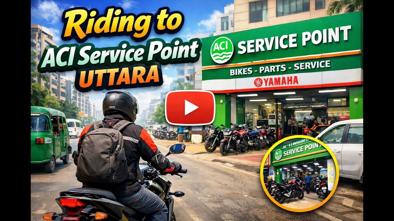 Riding to ACI Service Point | Uttara