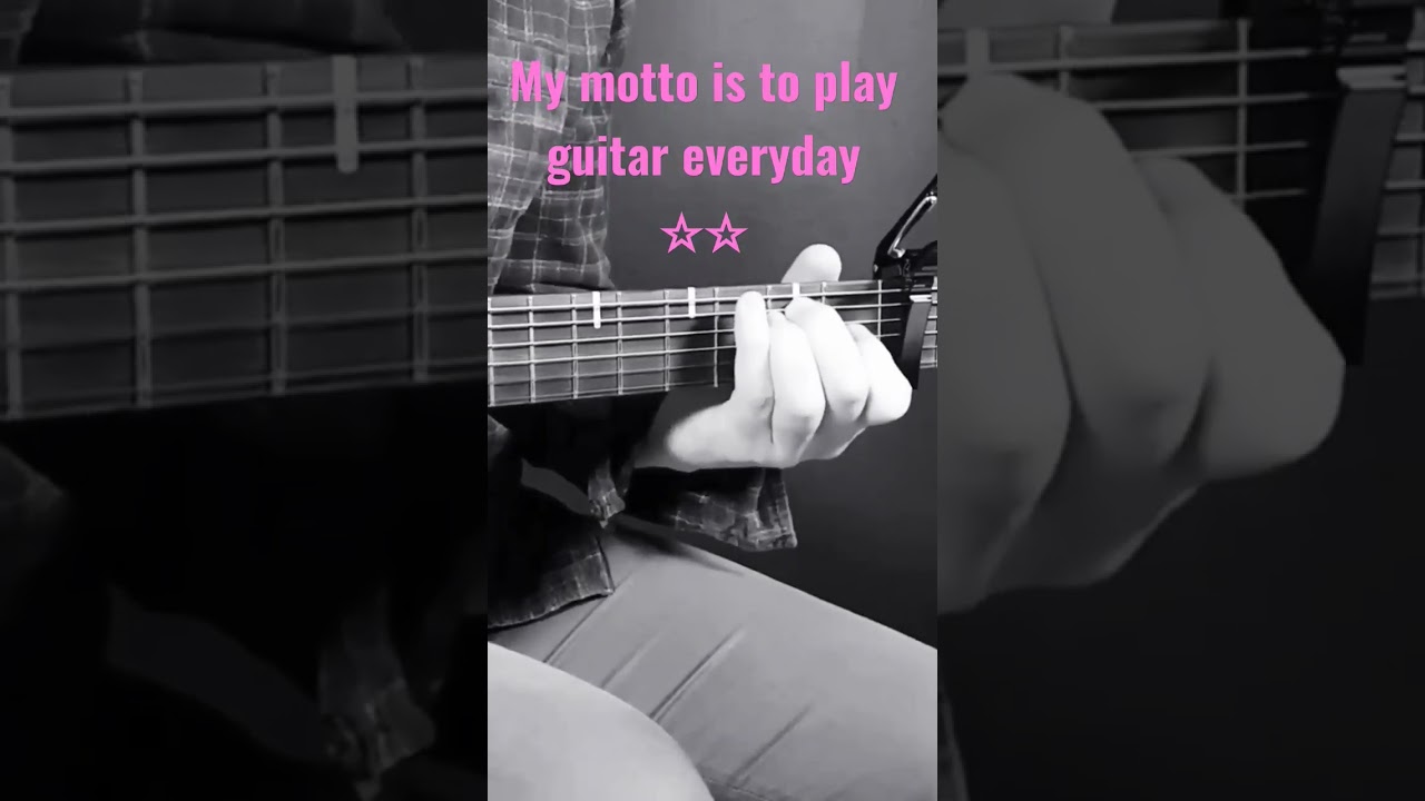 Learn how to play NF - Motto on Gordon Guitar ❤️ 