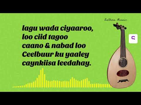 Salaad Maxamed Shardi Derbi L Heesta Ceel Buur L Somali Lyrics Hees Aad U Macan Dheee