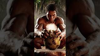 Prehistory Giant Python Egg and Early Human