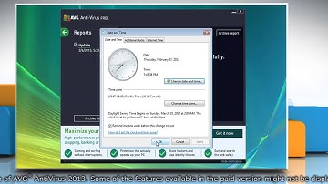 How to fix "Database is outdated" error message in AVG® AntiVirus 2013 in Windows® Vista