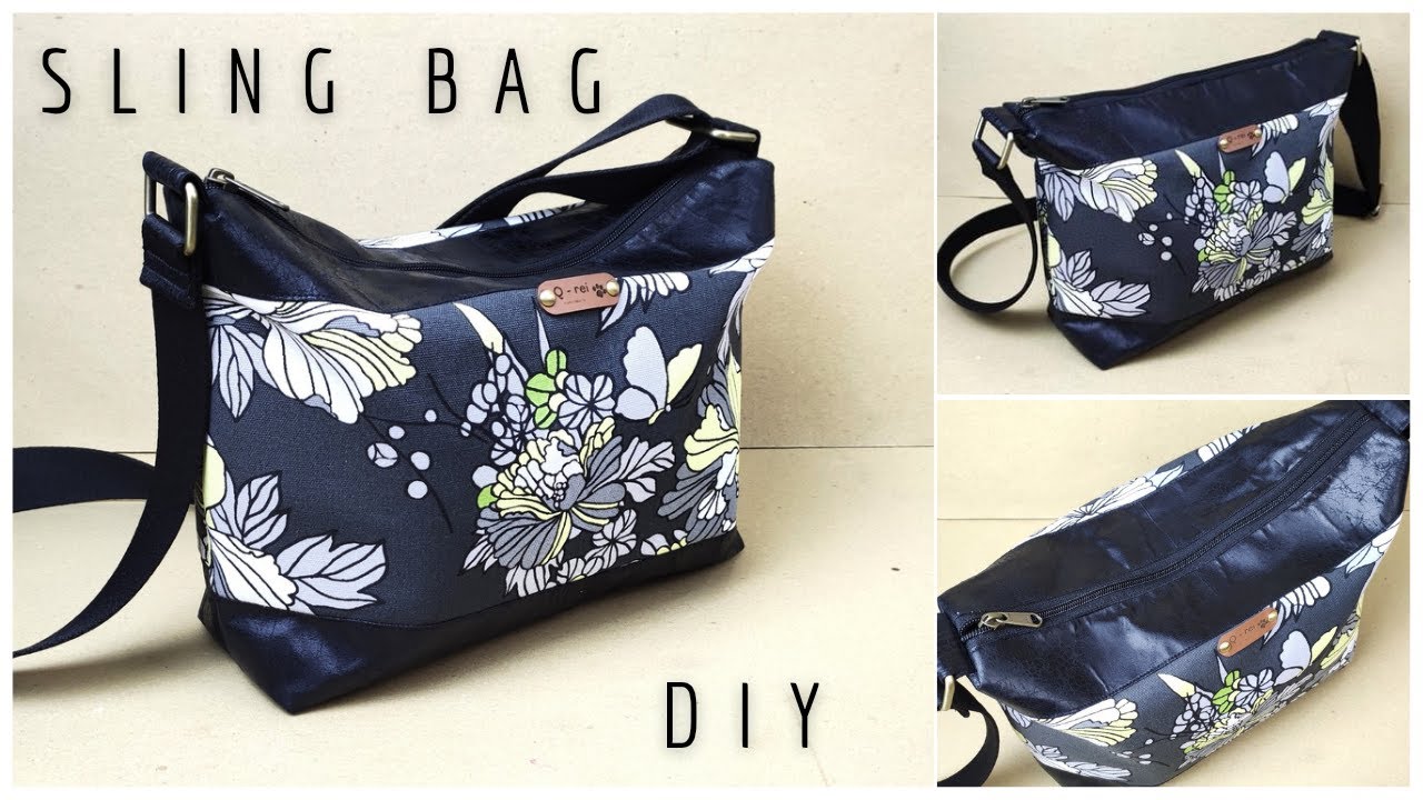 How To Make Simple Sling Bag | How To Make a Simple Shoulder Bag