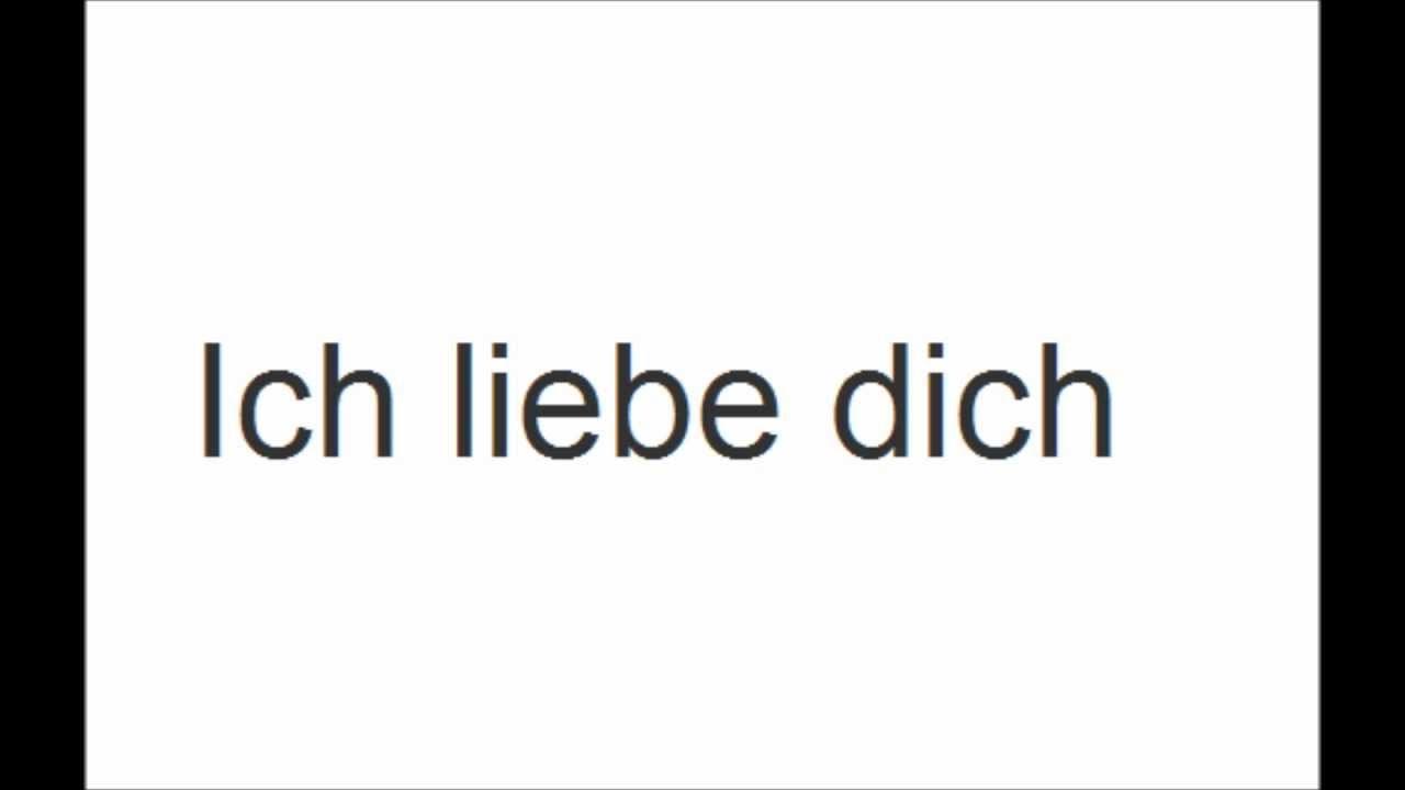 übersetzen Ich liebe dich auf Italienisch YouTube
