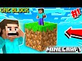 SURVIVING ON ONLY ONE BLOCK IN MINECRAFT | ONE BLOCK (Part - 1)