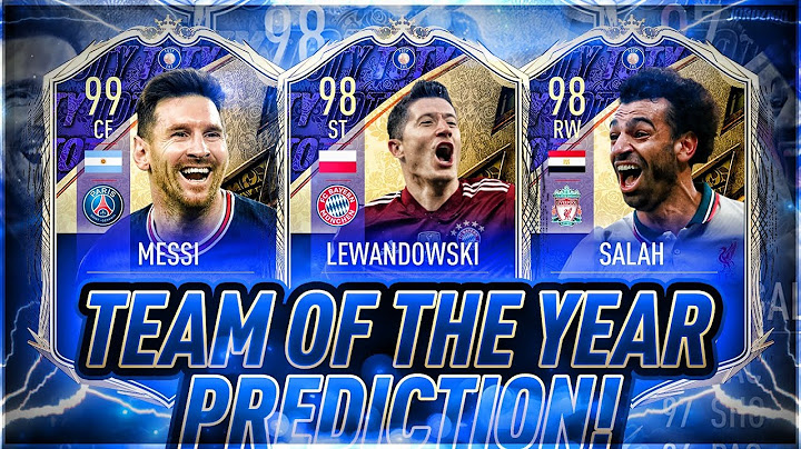 FIFA 22 TOTY Predictions - TOTY Lewandowski, TOTY Messi, TOTY Dias, TOTY Salah, TOTY Kante, TOTY TAA