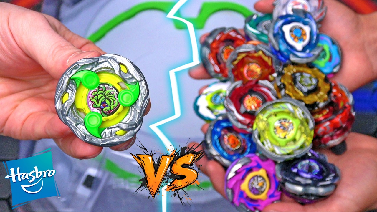 Битва Beyblade X: Оглушительная Медуза против всех волчков CX.