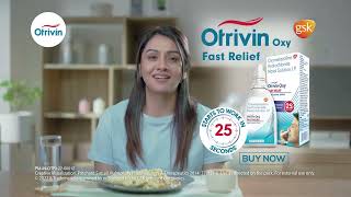 Otrivin Oxy Fast Relief - Food English 15 Sec