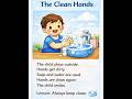 Lesson - 1. The clean hands#simple way of learning english #englishlessonsforbeginnerslearningclass