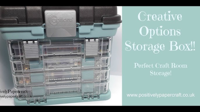 New Creative Options Grab-N-Go Storage System with 3 stowaway containers,  bulk storage under the lid and a convenient carry handle to move this  organizer from room to room, 13.5 high. - Rocky