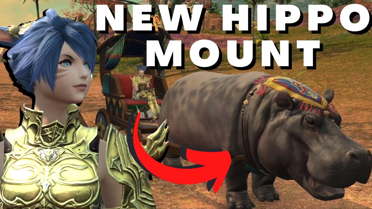 Get A Hippo Cart Mount! (FF14) - Arkasodara Beast Tribe Guide!