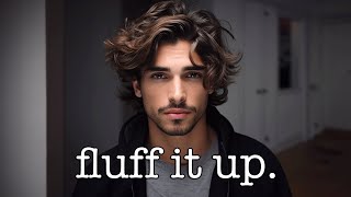 How To Get FLUFFY Hair Instantly! | Men&#39;s Best Fluffy Hairstyle Tips #fluffyhair