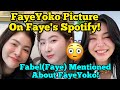 FayeYoko Picture On Faye's Spotify 😳 Faye(Fabel) Responded About It 