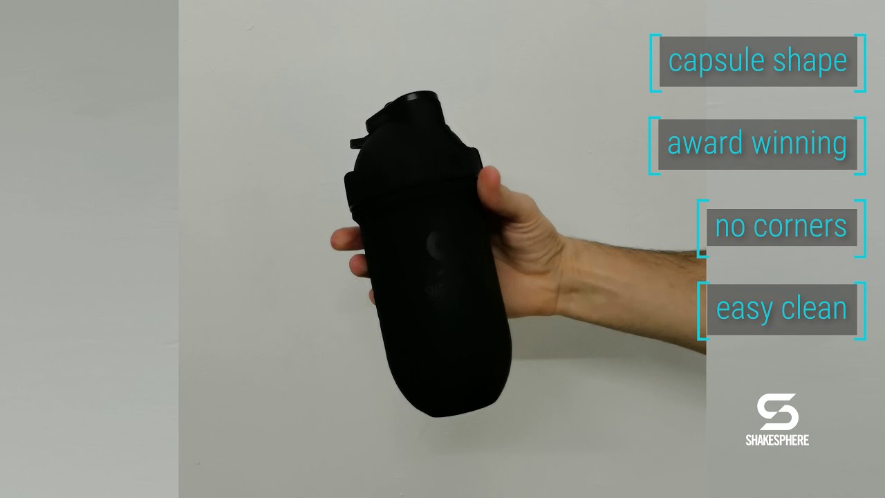 ShakeSphere Tumbler Steel Matte Black Promo