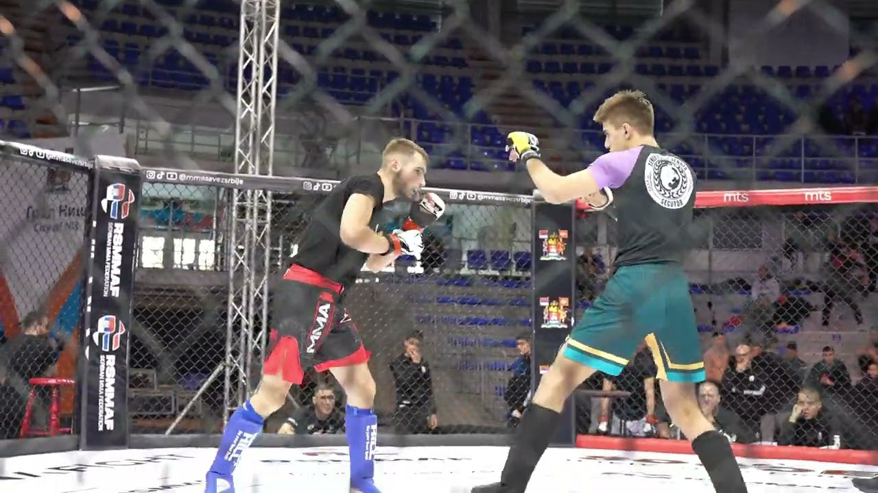 Fight Stefan Cvetković(MMA PRETORIAN)vs Vasilije Lukic(Secutor Akademija) -77kg | MMA Kup Srbije