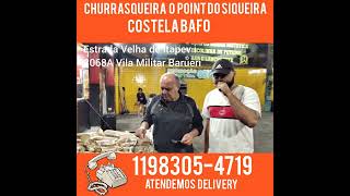 Costela no bafo da Churrasqueira O point do Siqueira.