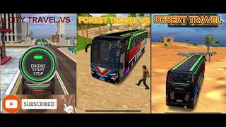 EURO BUS CITY TRAVEL 🆚 FOREST TRAVEL 🆚 DESERT TRAVEL #UMAKUNDA #foryou #gaming