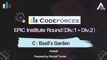 Codeforces EPIC Institute Round C - Basil