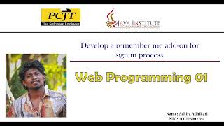 Develop a remember me add-on for sign in process #html #css #javascript #php #mysql #javainstitute