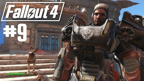 Fallout 4 - Part 9 - Terminator Synth ArcJet System Ambush and Paladin Danse