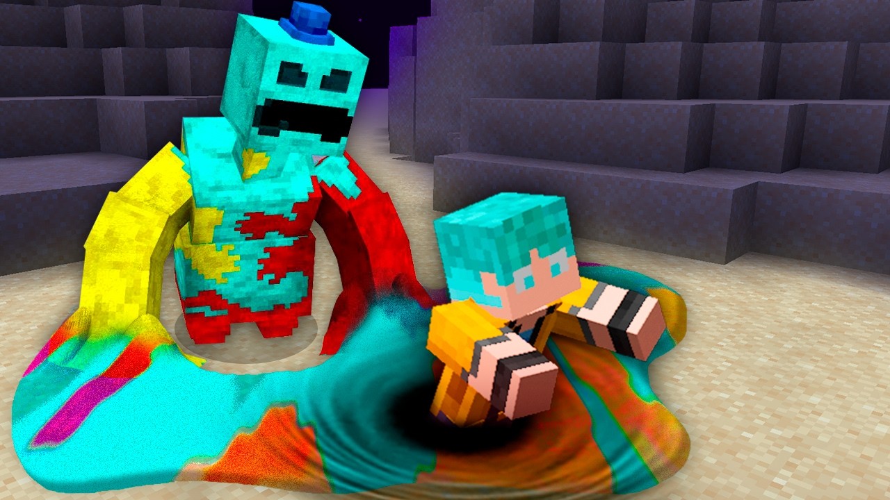 Usei POPPY PLAYTIME 4 para TROLLAR meus amigos no Minecraft