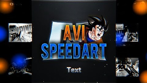 Speedart #3 \\ PS Touch \\ Simple AVI