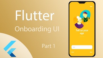 Flutter - Onboarding UI Concept - Speed Coding - Part 1