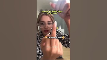 Aria broke her nails then this happened 🤯😭 #xin #kpop #aria #fyp