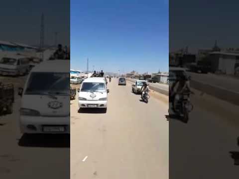 من مقاطع تشييع الشهيد البطل أحمد عفش أبو علي الملقب أحمد زعرورة أو أحمد العنداني