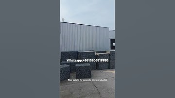 supply high strengh gmt glass fiber pallets for concrete block machine with long life