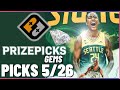 WNBA PRIZEPICKS | PROP PICKS | FRIDAY | 5/26/2023 | WNBA BETTING | BET PROPS