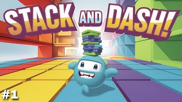 Stacky Dash - Gameplay Walkthrough Part 1 - Level 1 to 10 - (iOS, Android)