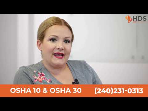 OSHA 10 & OSHA 30 certification classes